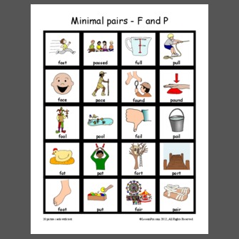 Minimal Pairs F And P